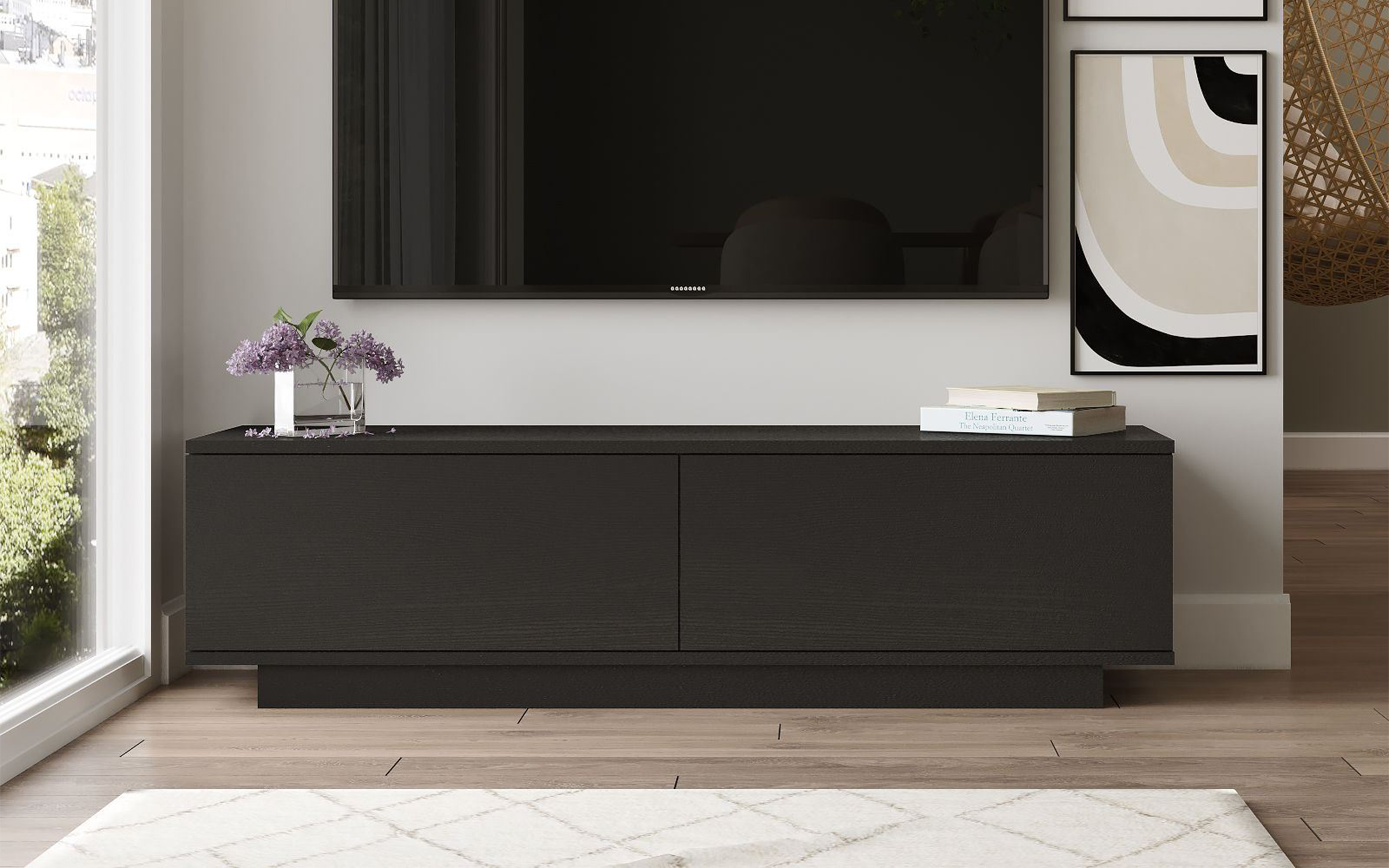 Modul TV Vinis, negru  3